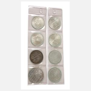 Konvolut 5 und 10 DM Gedenkmünzen BRD