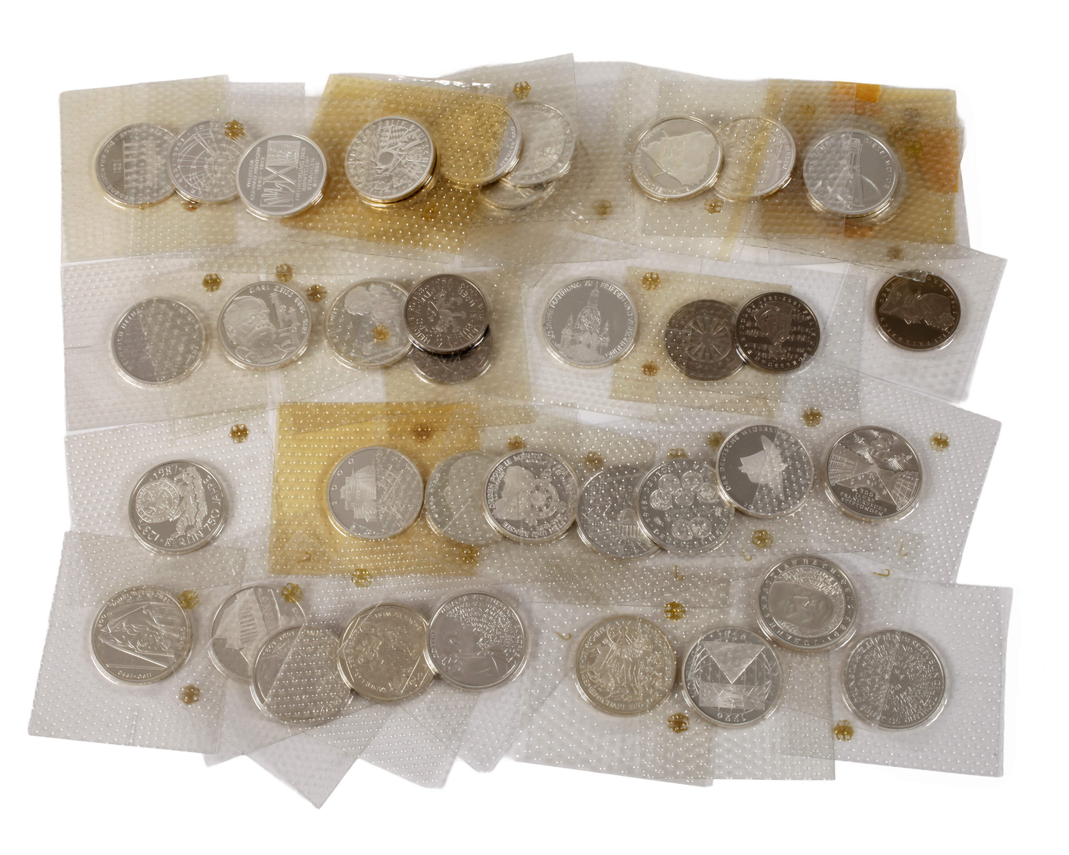 Konvolut 5 und 10 DM Gedenkmünzen BRD
