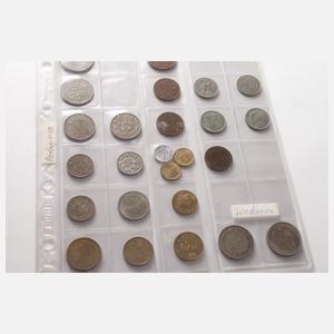 Sammlung Münzen, Medaillen und Scheine