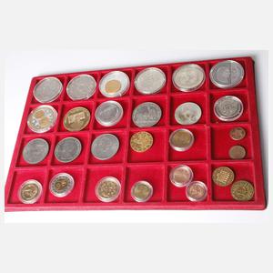 Sammlung Münzen, Medaillen und Scheine