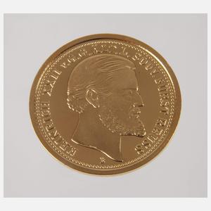 Goldmedaille Reuß
