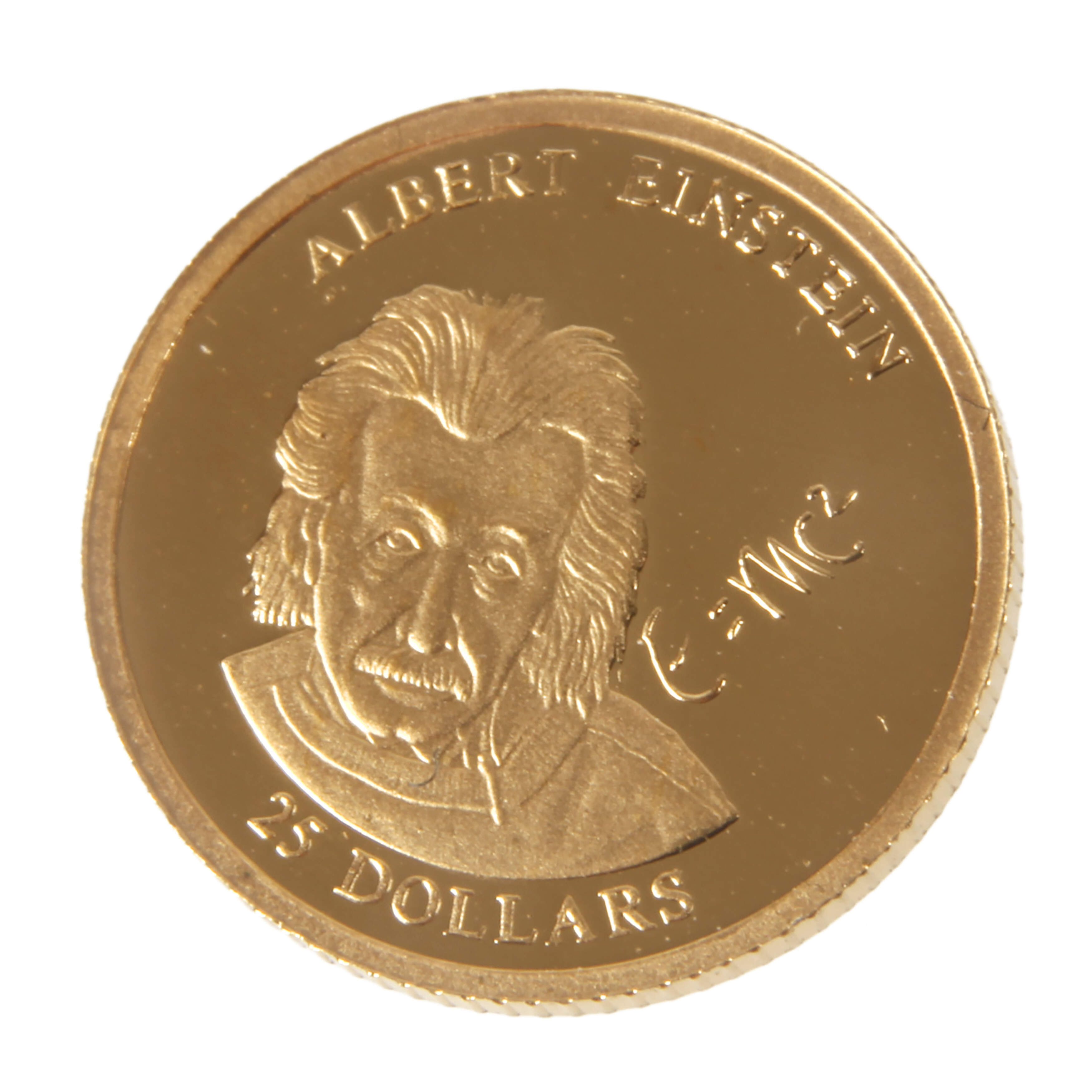 Goldmünze Albert Einstein