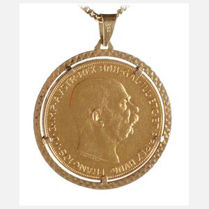 100 Kronen in Gold Österreich