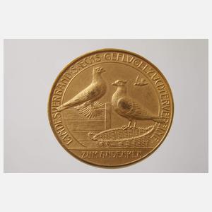 Medaille Geflügelzucht Sachsen