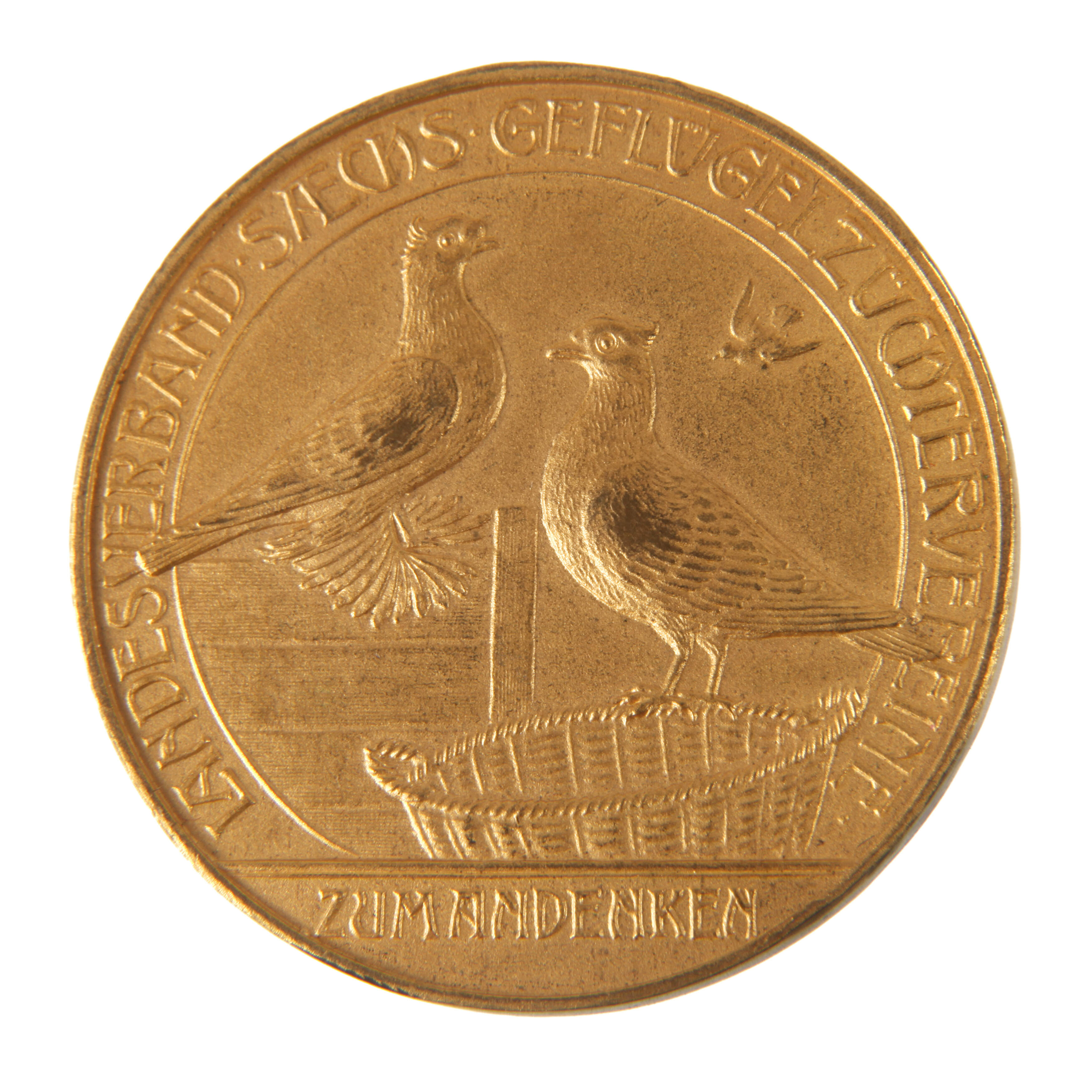Medaille Geflügelzucht Sachsen