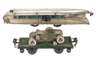 Bing Schienenzeppelin und Märklin Panzerwagen