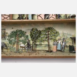 Set Zinnfiguren "Jardin d'Acclimatation"