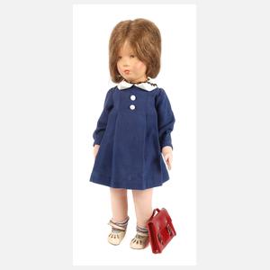 Käthe Kruse Puppe als Schulmädchen