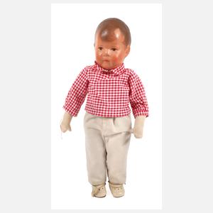 Kleine Käthe Kruse Puppe als Junge