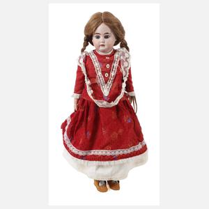 Große Armand Marseille Porzellankopfpuppe