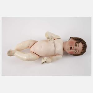 Große Kämmer & Reinhardt Porzellankopfpuppe