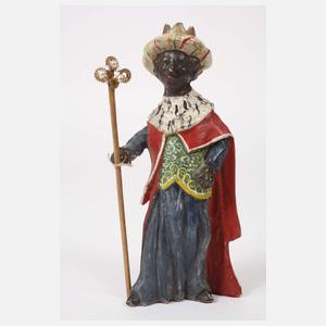 Drei Grulicher Krippenfiguren als Heilige Könige