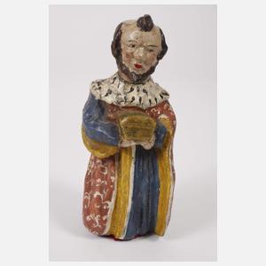 Drei Grulicher Krippenfiguren als Heilige Könige