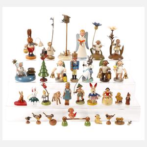 Konvolut Aufstellfiguren Erzgebirge