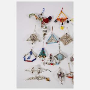Konvolut Gablonzer Christbaumschmuck