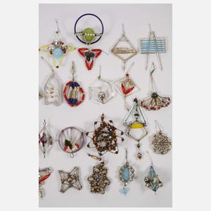 Konvolut Gablonzer Christbaumschmuck