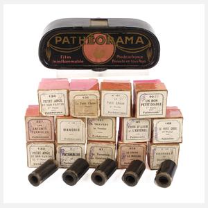 Bildbetrachter "Pathéorama" mit Filmrollen