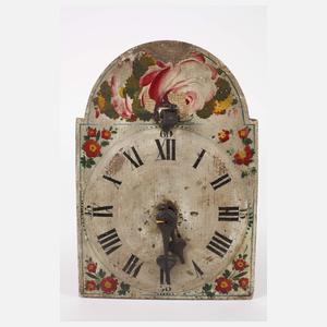 Schilderuhr mit Glasglocke