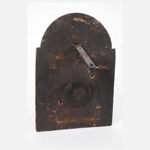 Schilderuhr mit Glasglocke