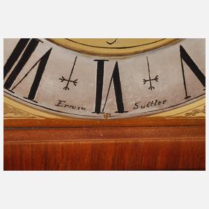 Erwin Sattler Stutzuhr mit Spielwerk und Mondphase