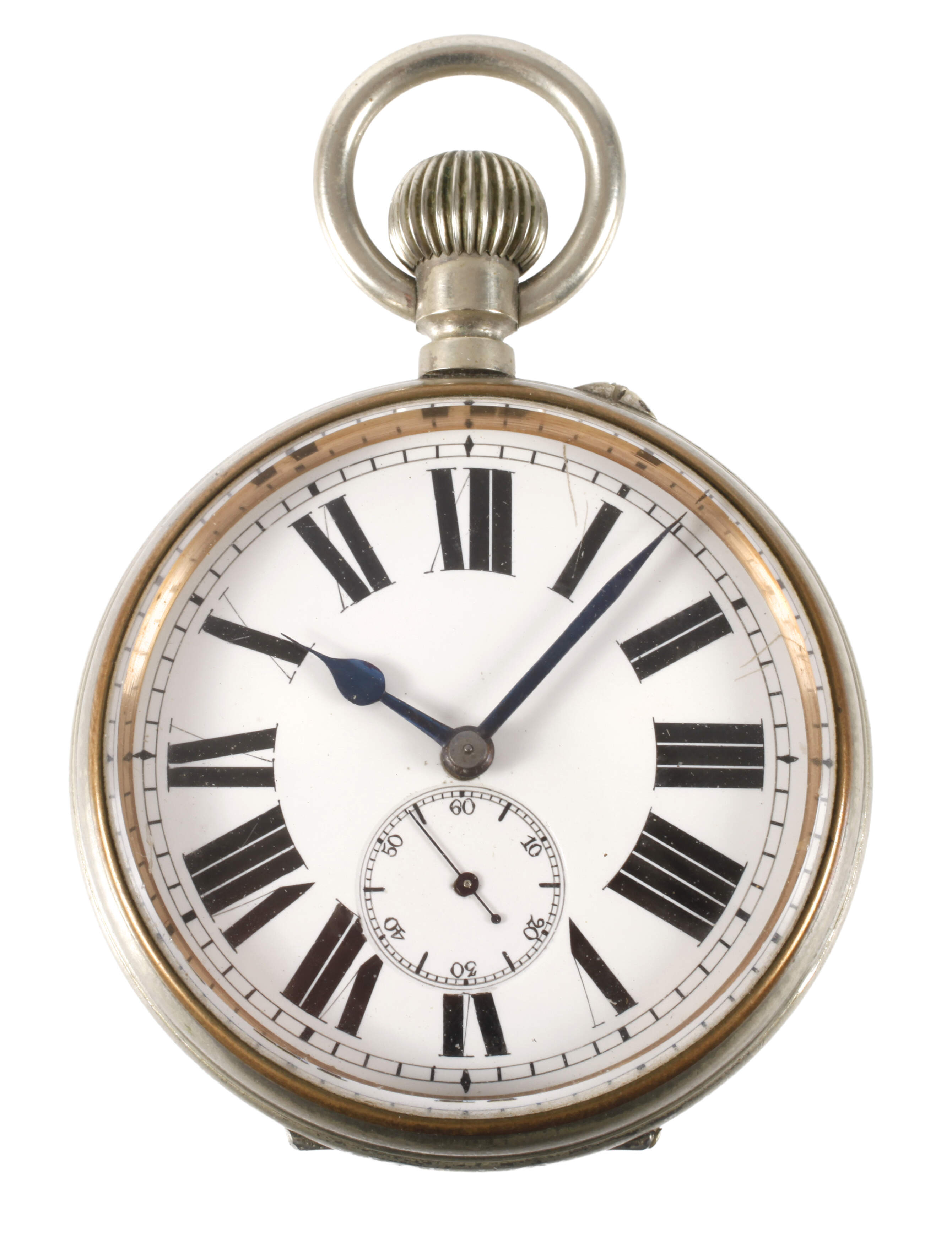 Übergroße Eisenbahneruhr