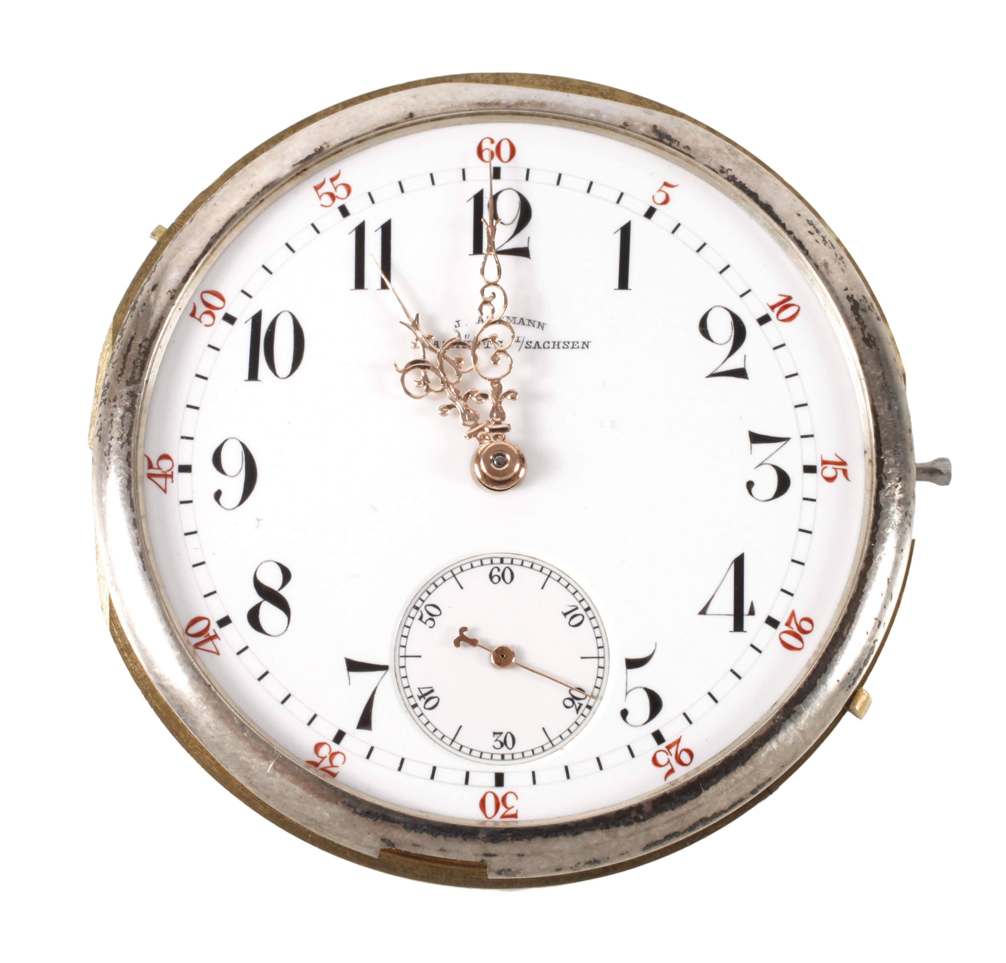 Taschenuhrwerk Assmann Glashütte