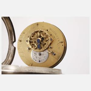 Vier Spindeltaschenuhren
