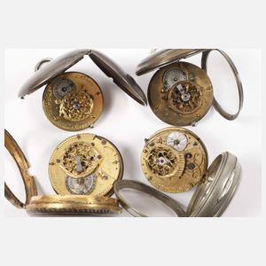 Sammlung Spindeltaschenuhren