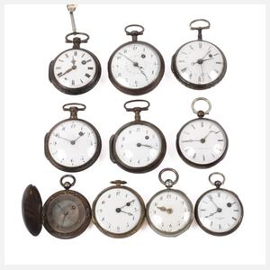 Sammlung Spindeltaschenuhren