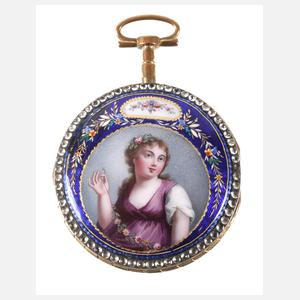 Feine Spindeltaschenuhr Duvivier à Genève