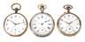 Drei Taschenuhren Longines