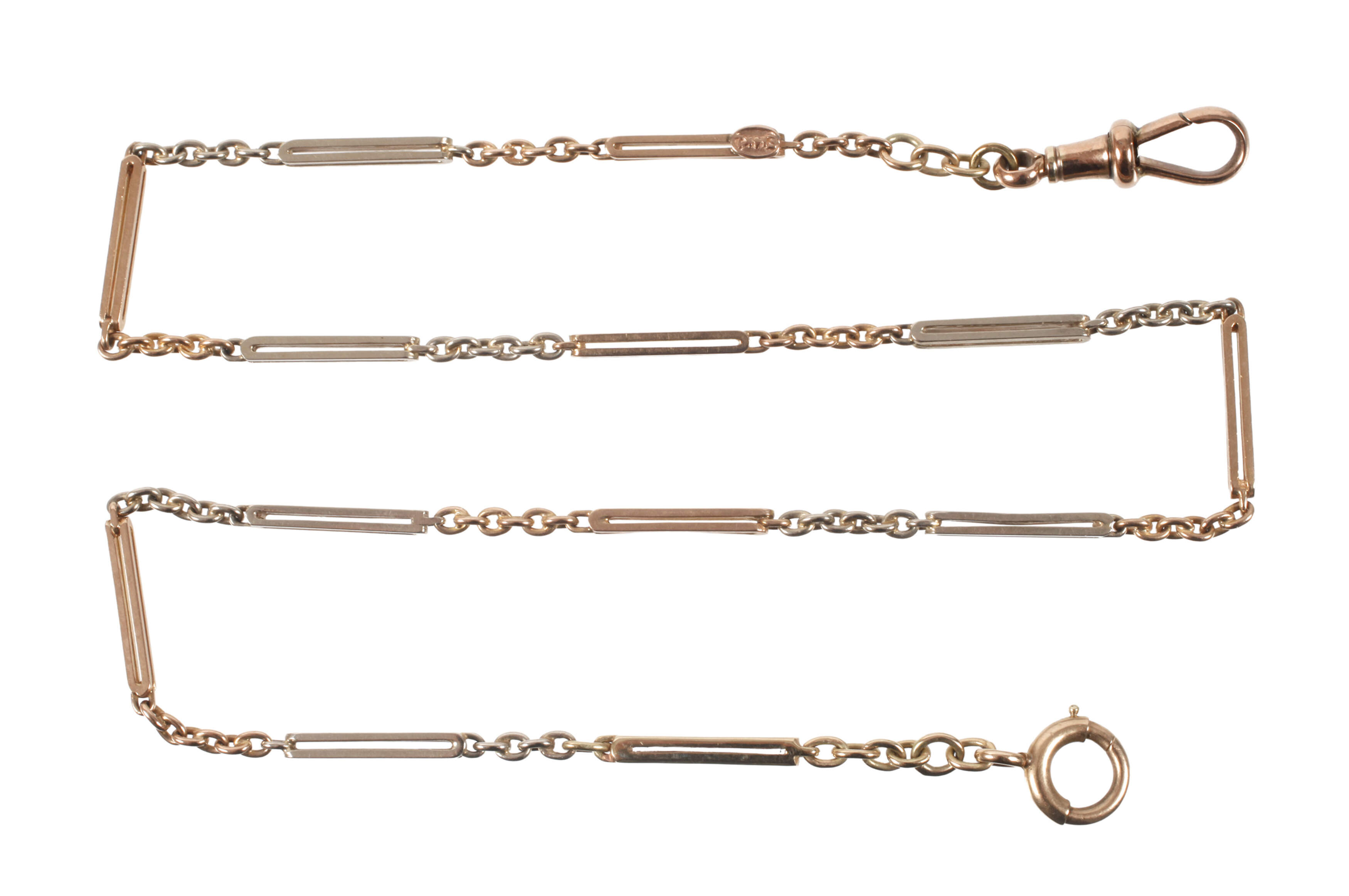 Feine Taschenuhrenkette Gold