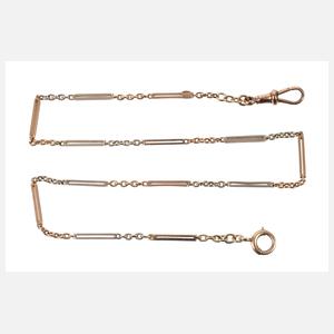 Feine Taschenuhrenkette Gold