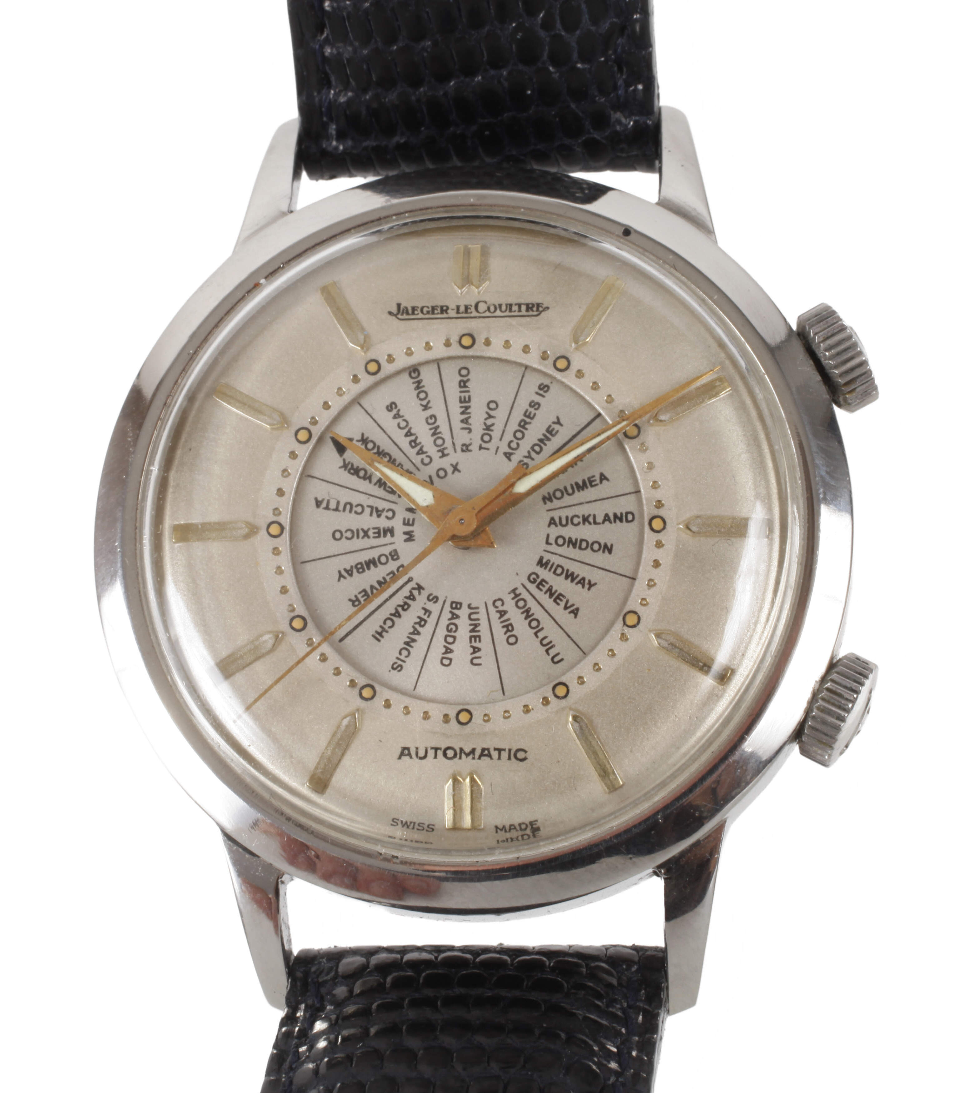 Armbanduhr Jeager LeCoultre Memovox Alarm