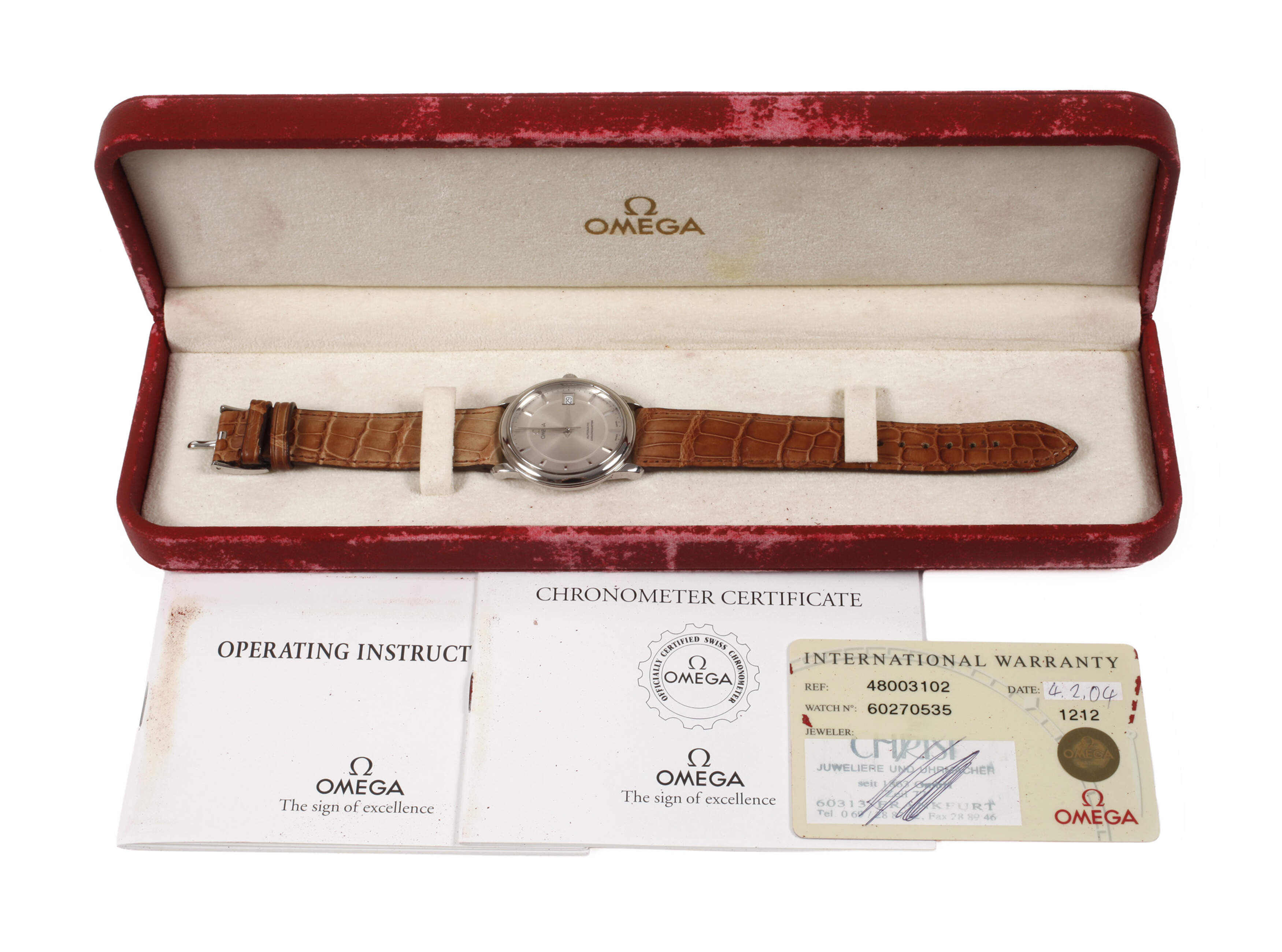 Armbanduhr Omega De Ville Prestige Chronometer