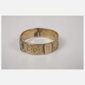 Bandring mit Diamantrose