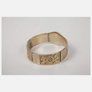 Bandring mit Diamantrose