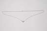 Herzcollier mit Diamanten