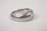 Bandring Platin mit Altschliffdiamant von ca. 1,5 ct