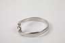 Platinring mit Steinbesatz