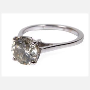 Solitärring mit Brillant von ca. 1,8 ct