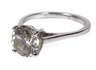 Solitärring mit Brillant von ca. 1,8 ct