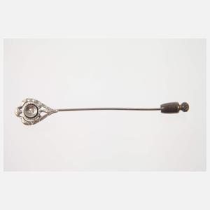 Reversnadel mit Diamant
