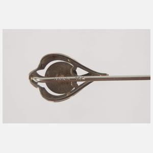 Reversnadel mit Diamant