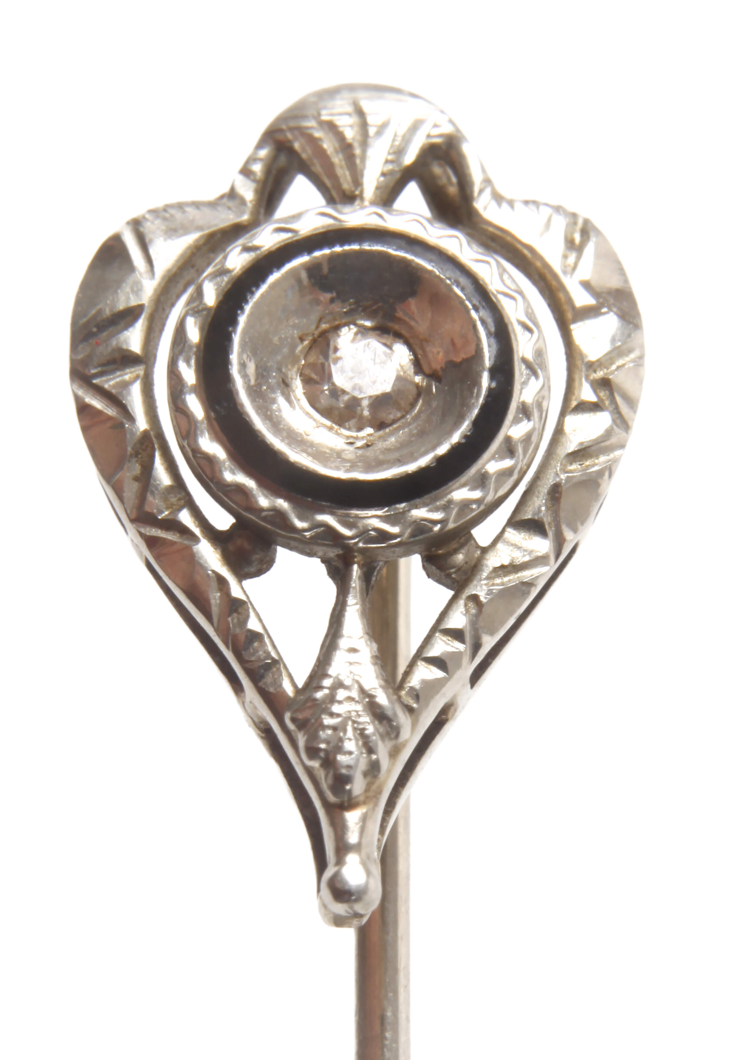 Reversnadel mit Diamant
