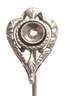 Reversnadel mit Diamant