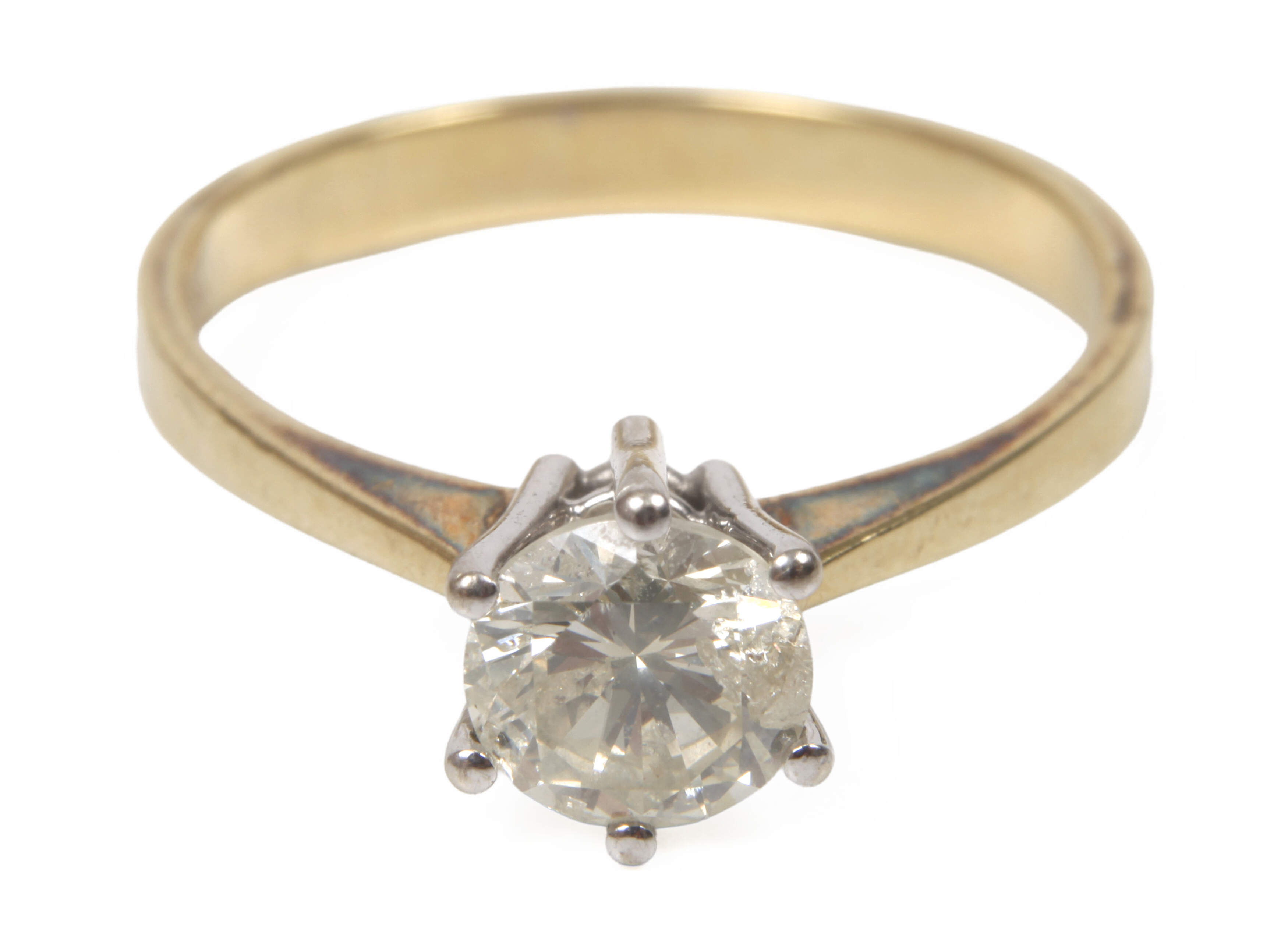Solitärring mit Brillant