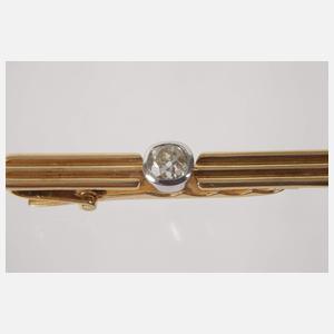 Krawattenclip mit Diamant