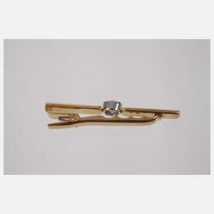 Krawattenclip mit Diamant