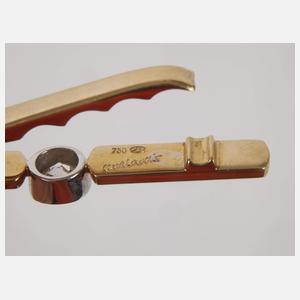 Krawattenclip mit Diamant